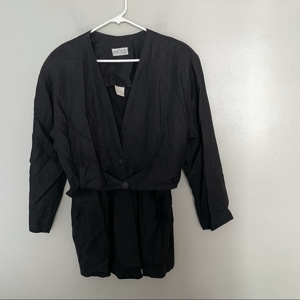 Biya Johnny was Black Blazer Blouse size medium
